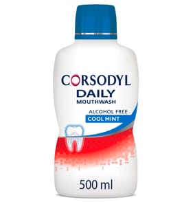 Corsodyl Daily Gum Care Alcohol Free Mouthwash 500ml - Cool Mint