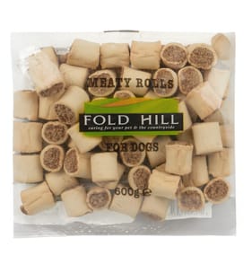 Fold Hill Meaty Rolls Dog Treats 600g