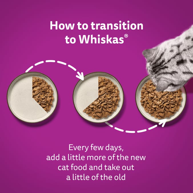 Whiskas Meaty Meals in Jelly 1+ Adult Wet Cat Food Pouches 12 x 85g