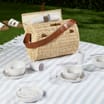 The Lifestyle Edit Coastal Retreat Picnic Basket 