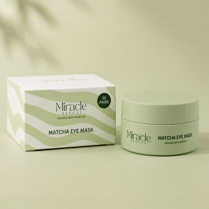 Miracle Beauty Matcha Eye Mask Patches 30 Pairs