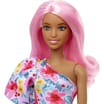 Barbie Fashionista Doll - Floral Print Off The Shoulder Dress