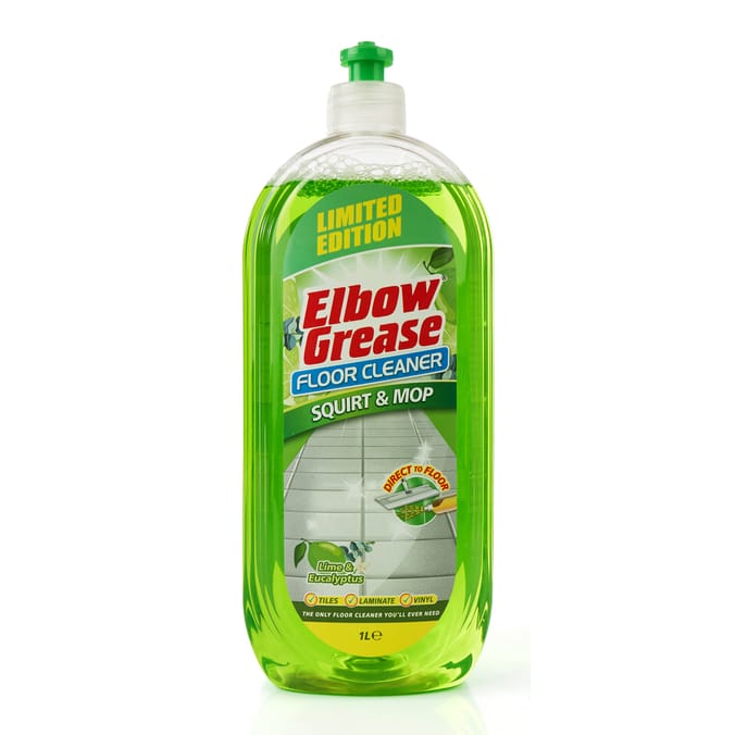 Elbow Grease Squirt & Mop Floor Cleaner 1L - Lime & Eucalyptus
