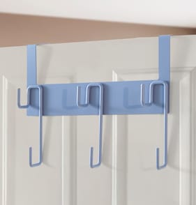 Metal Overdoor Hanger - Blue