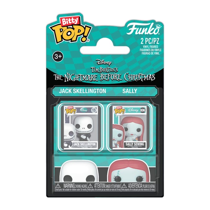 Funko Bitty Pop! The Nightmare Before Christmas 2 Pack - Jack & Sally