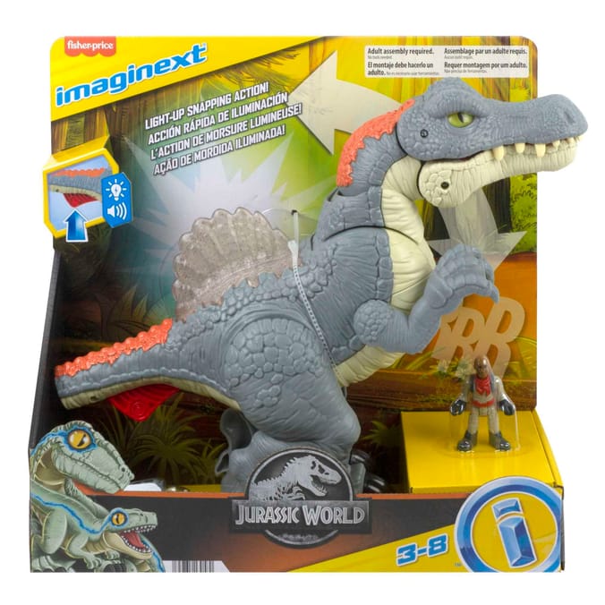 Imaginext Jurassic World Ultra Snap Spinosaurus HML41