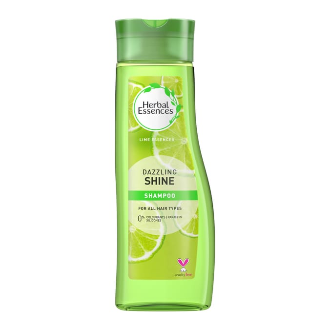 Herbal Essences Dazzling Shine Shampoo 400ml - With Lime Scent