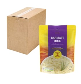 Rice Basmati Rice Microwavable Packet 250g x12