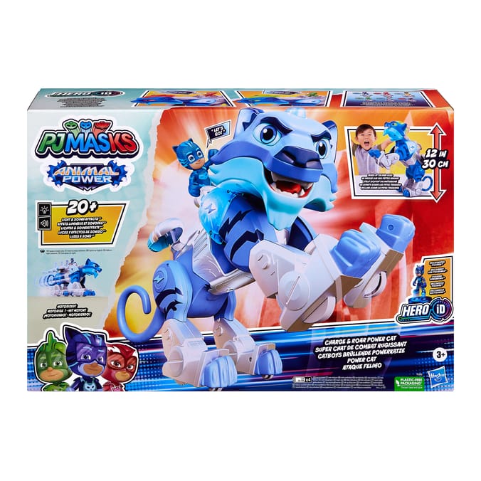 PJ Masks Animal Power Charge and Roar Power Cat Preschool Toy