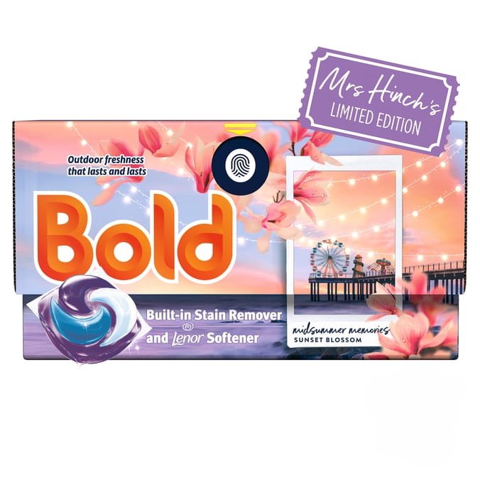 Bold Pods Sunset Blossom Mrs Hinch Midsummer Memories Washing Liquid Capsules 19 Washes