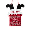 Festive Feeling Hanging Plaque - Santa