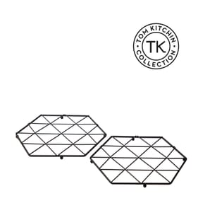 Tom Kitchin Metal Trivet 2 Pack - Black