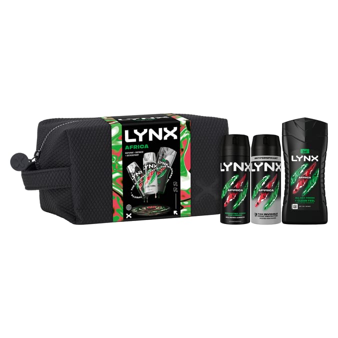 Lynx Washbag Gift Set - Africa