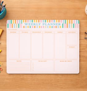 Thank You Desk Planner