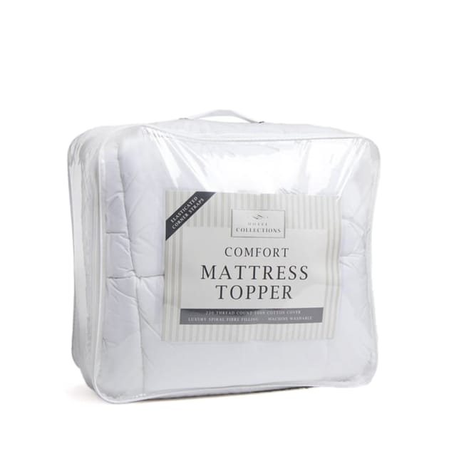 Hotel Collections Comfort Mattress Topper Home Bargains