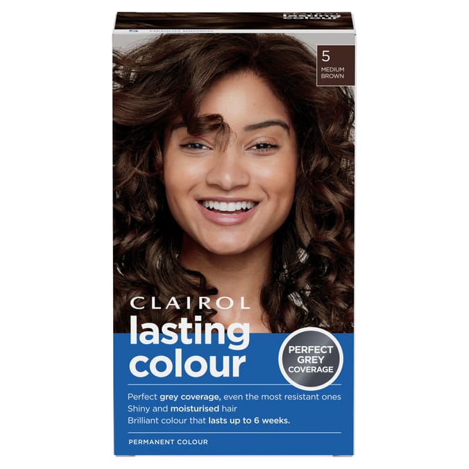 Clairol Lasting Permanent Colour Hair Dye 5 Medium Brown