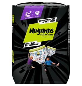 Pampers Ninjamas Pyjama Pants Unisex Spaceships 16's 4 - 7 Years