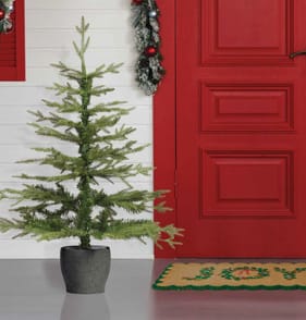 Festive Feeling Premium Pine Potted Tree 4ft