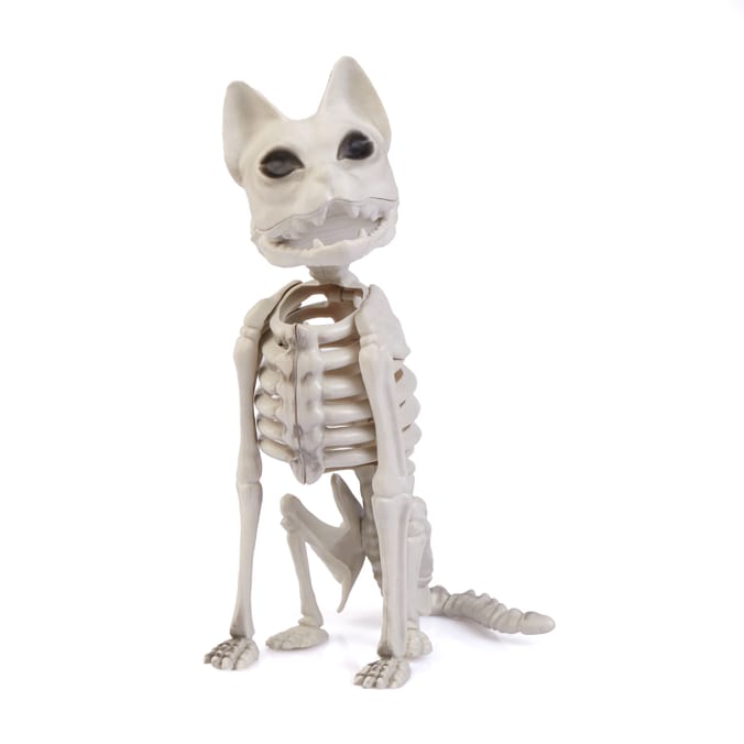 Hallow Scream Skeleton Animal Decoration - Cat