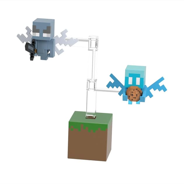 Minecraft Build A Portal 8cm Figure GTP08 - Magic Mobs | Home Bargains