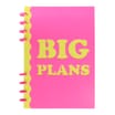 Big Plans A4 Neon Notebook