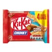 KitKat Chunky Peanut Butter Chocolate Bar 4 Pack Multipack 136g