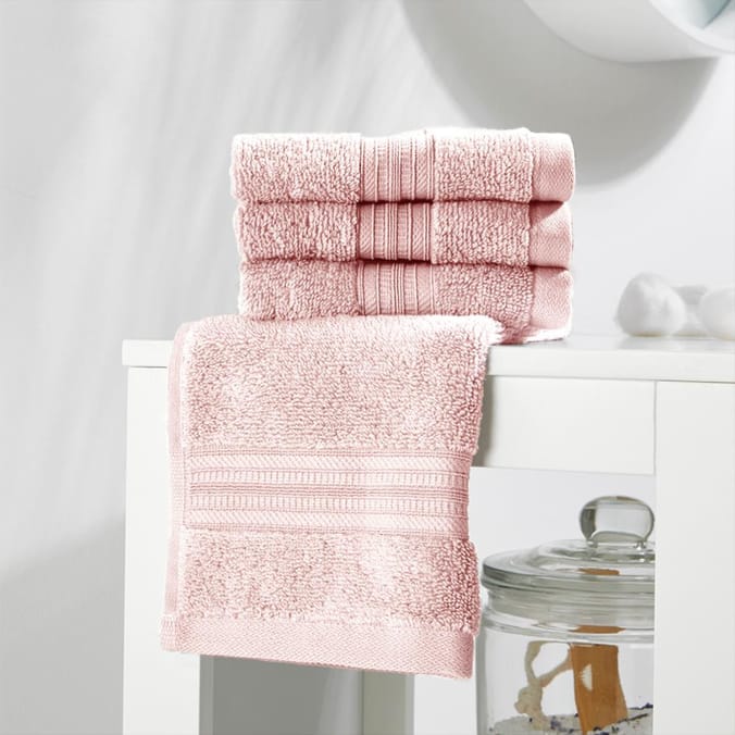 Home Collections Pink 6 Luxury Face Cloths