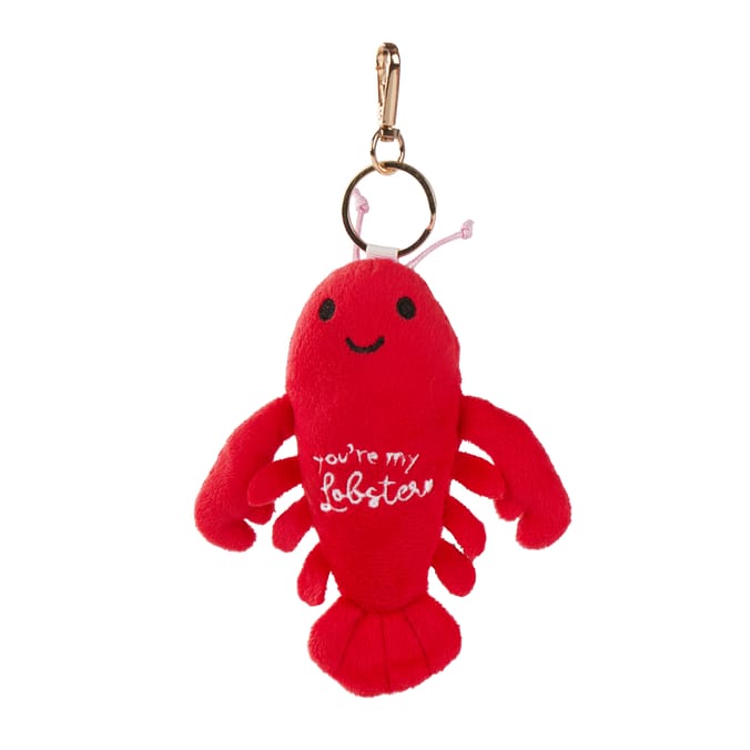 With Love Valentines Lobster Keyring Plush