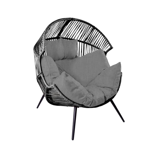 The Outdoor Living Collection Riviera Relax Rattan Chair Home Bargains