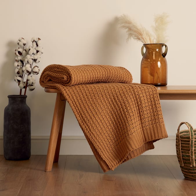 The Lifestyle Edit Knitted Throw 