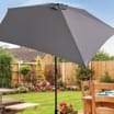 The Outdoor Living Collection Crank & Tilt Parasol 2.7m