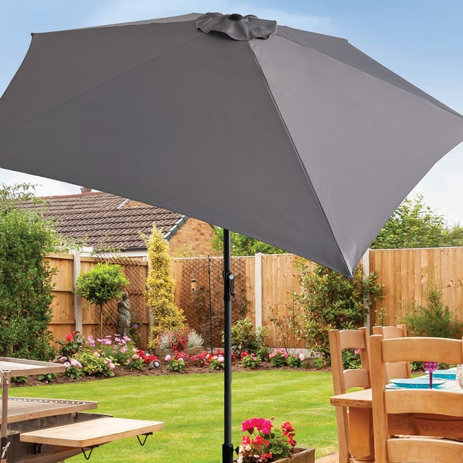 The Outdoor Living Collection Crank & Tilt Parasol 2.7m