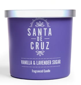Santa De Cruz Scented Candle Jar 350g - Vanilla & Lavender Sugar