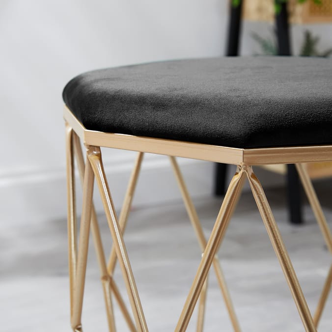 Home bargains outlet grey footstool