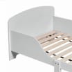 Liberty House Toys Toddler Bed With Built-In Bookshelf
