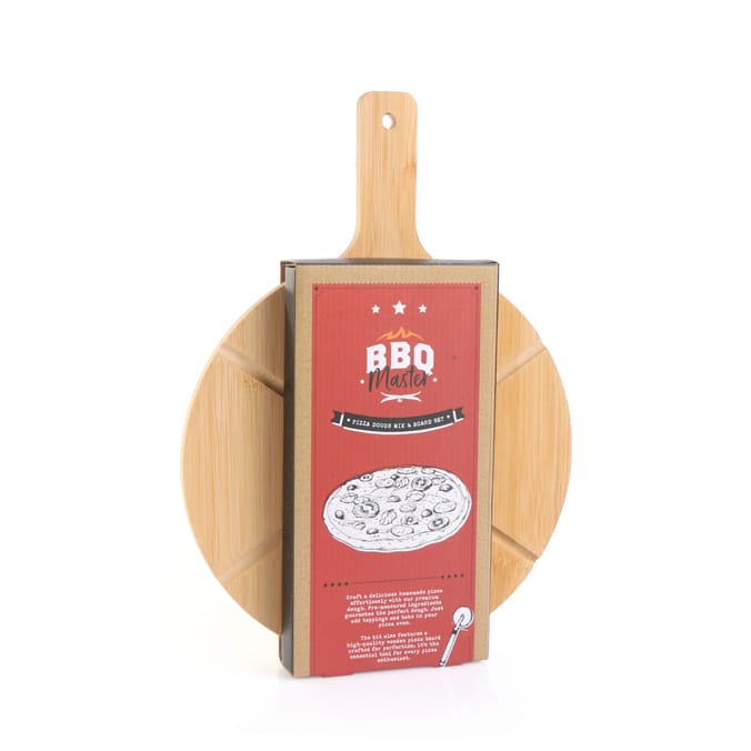 BBQ Master Pizza Dough Mix & Board Set