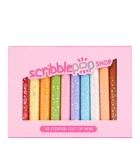 Scribble Pop Shop Scented Felt Tips Pens 12 Pack