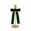 Festive Feeling Alpine Woods Bow Christmas Candle Holder