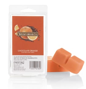 Wickford & Co Scented Wax Melts 8 Cube - Chocolate Orange x2