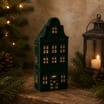 Festive Feeling Alpine Woods Christmas Flocked Light-Up House