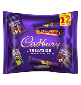 Cadbury Treatsize Chocolate Bar Sharing Selection Bag 223g