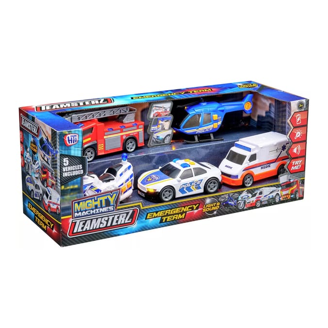 Teamsterz Light and Sound Emergency Team 5 Pack