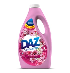 Daz Liquid Laundry Detergent 75 Washes 2.475 Litres - Pink Explosion