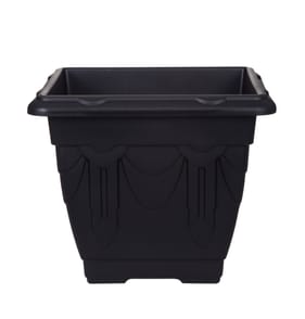 Whitefurze Venetian Square Planter 30cm - Black