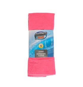 Power Action Micro Fibre Cloths 4 Pack x3