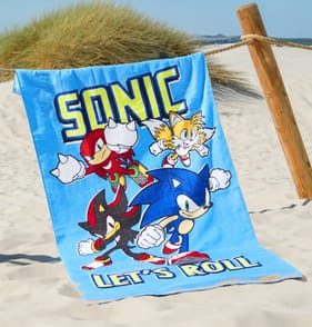 Sonic The Hedgehog Beach Towel