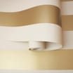 Dillan Stripe Wallpaper 12761 - Cream/Gold