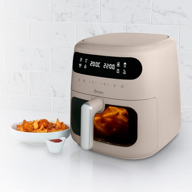 Swan Digital Air Fryer 7.5l - Latte