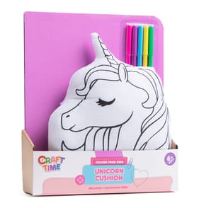 Craft Time Colour Your Own Cushion - Unicorn