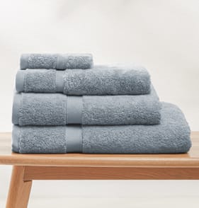 Home Collections Ultra Absorbent Blue Towel